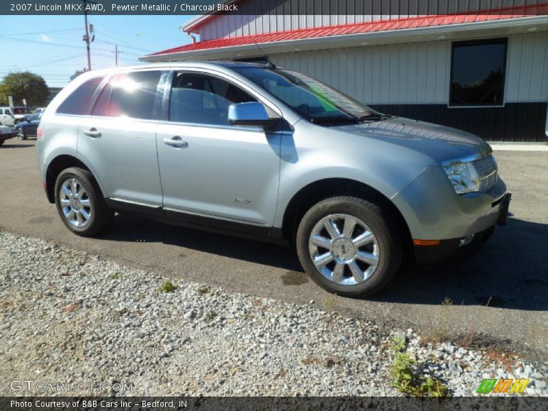 Pewter Metallic / Charcoal Black 2007 Lincoln MKX AWD