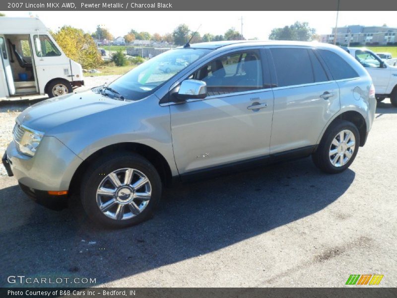 Pewter Metallic / Charcoal Black 2007 Lincoln MKX AWD