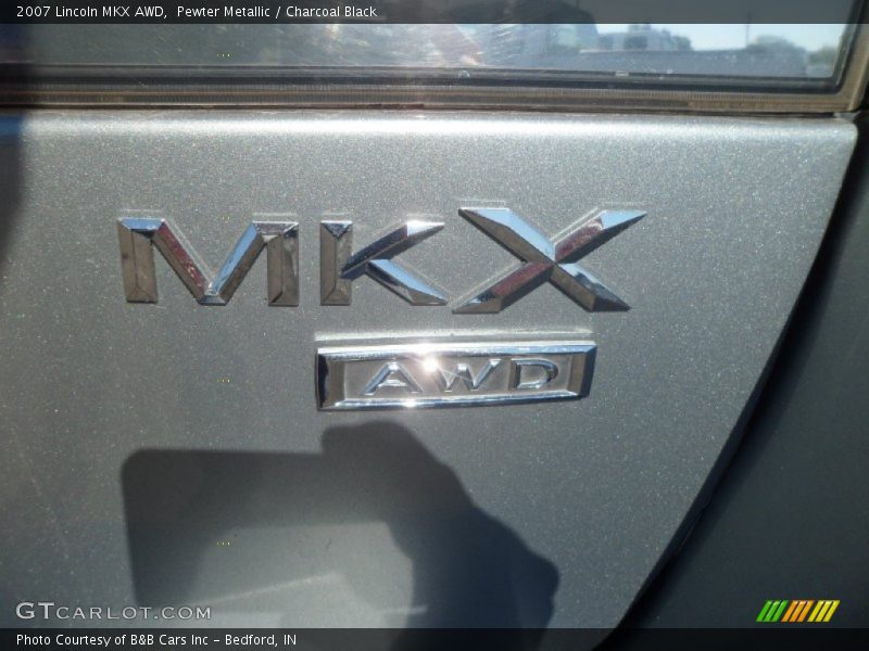 Pewter Metallic / Charcoal Black 2007 Lincoln MKX AWD