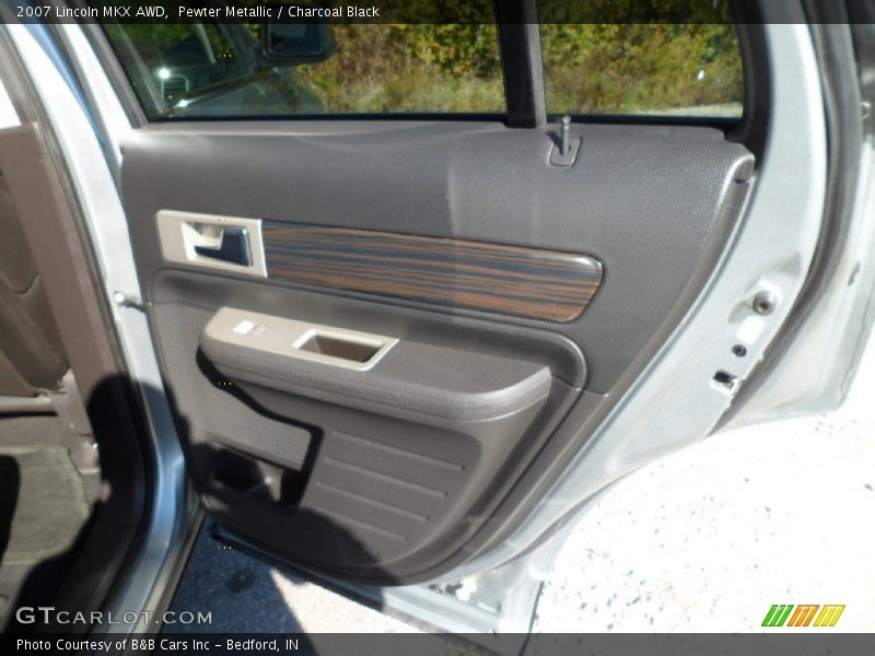 Pewter Metallic / Charcoal Black 2007 Lincoln MKX AWD