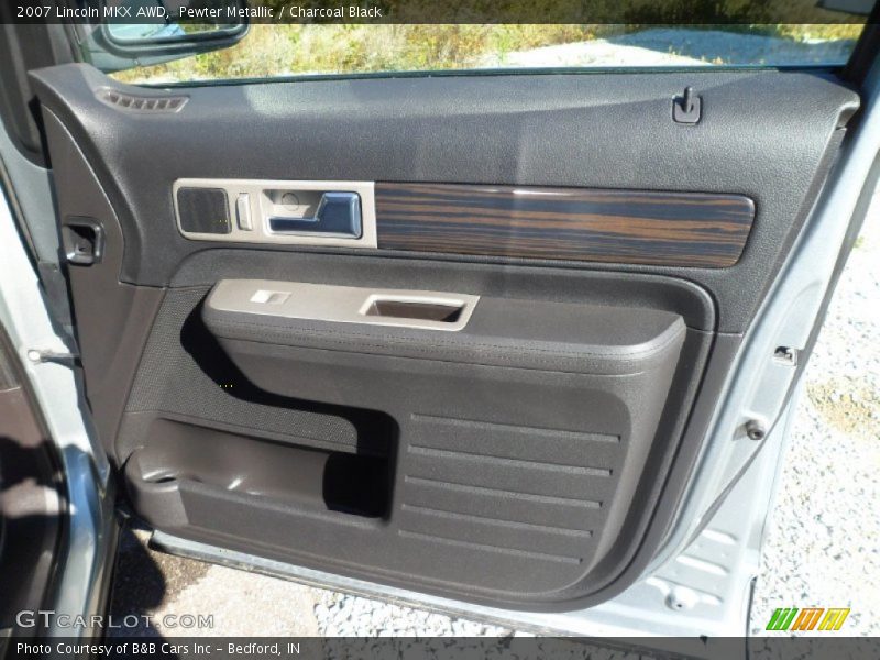 Pewter Metallic / Charcoal Black 2007 Lincoln MKX AWD