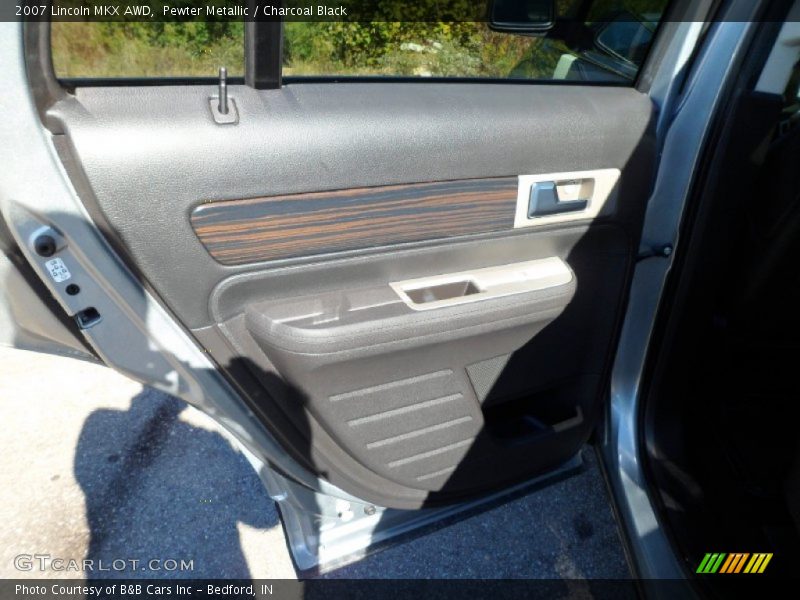 Pewter Metallic / Charcoal Black 2007 Lincoln MKX AWD