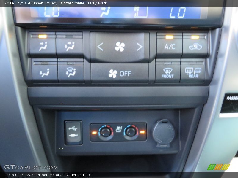 Blizzard White Pearl / Black 2014 Toyota 4Runner Limited