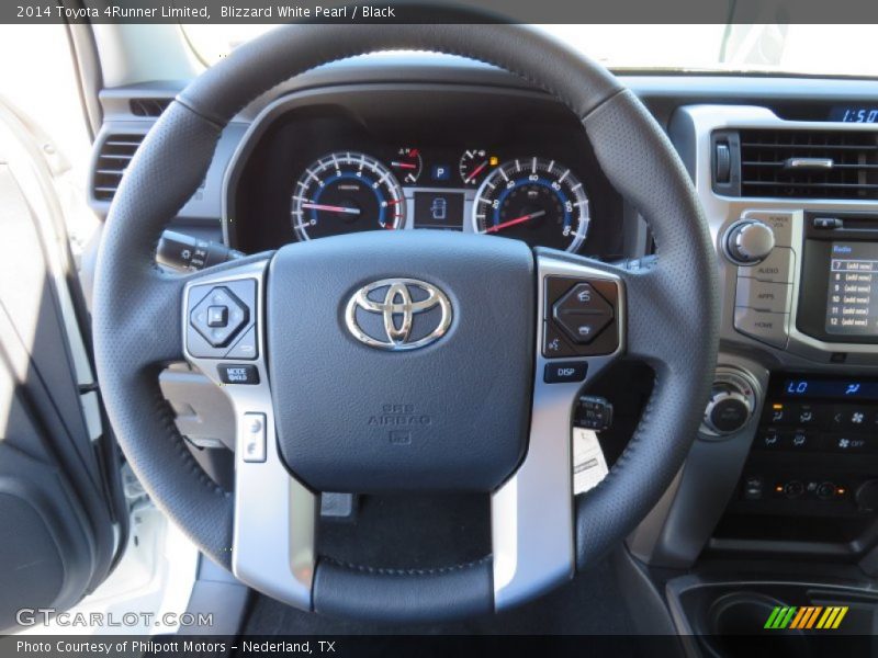 Blizzard White Pearl / Black 2014 Toyota 4Runner Limited