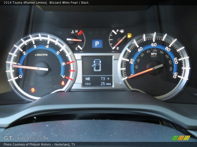 Blizzard White Pearl / Black 2014 Toyota 4Runner Limited