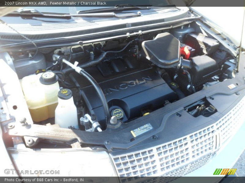 Pewter Metallic / Charcoal Black 2007 Lincoln MKX AWD