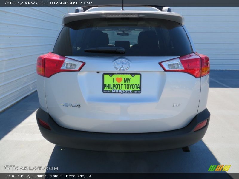 Classic Silver Metallic / Ash 2013 Toyota RAV4 LE