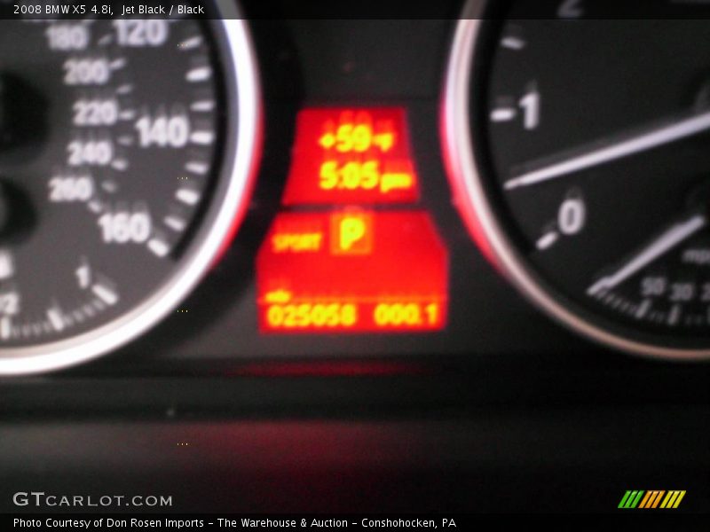 Jet Black / Black 2008 BMW X5 4.8i
