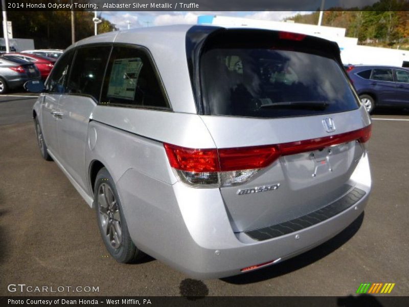 Alabaster Silver Metallic / Truffle 2014 Honda Odyssey Touring