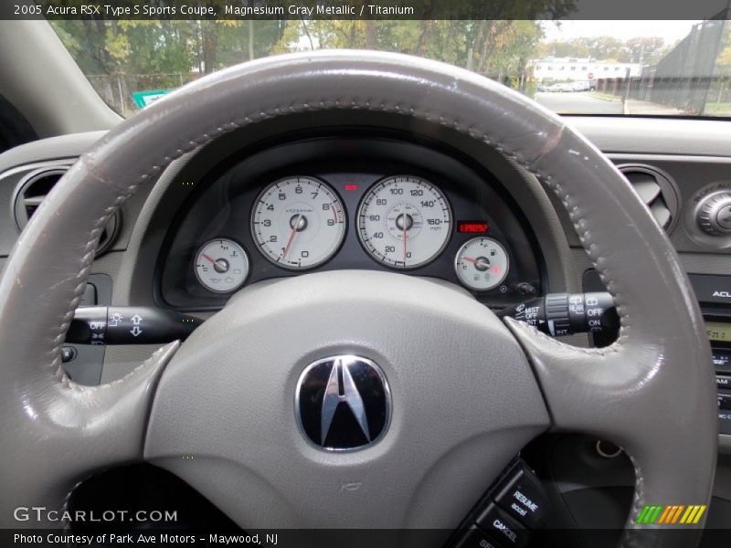 Magnesium Gray Metallic / Titanium 2005 Acura RSX Type S Sports Coupe