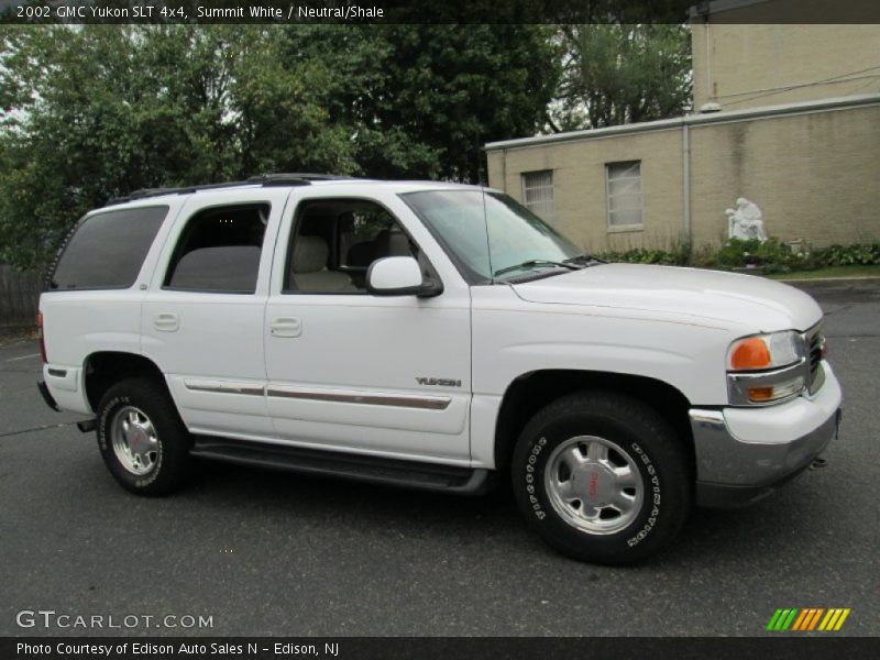 Summit White / Neutral/Shale 2002 GMC Yukon SLT 4x4