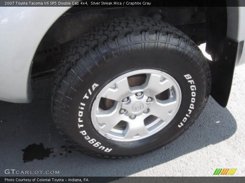 Silver Streak Mica / Graphite Gray 2007 Toyota Tacoma V6 SR5 Double Cab 4x4