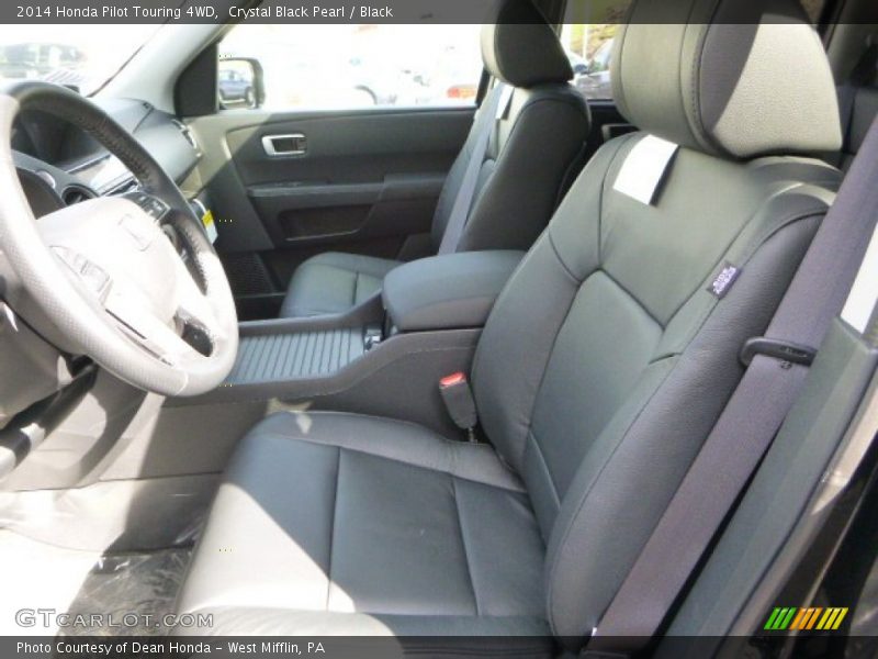 Front Seat of 2014 Pilot Touring 4WD