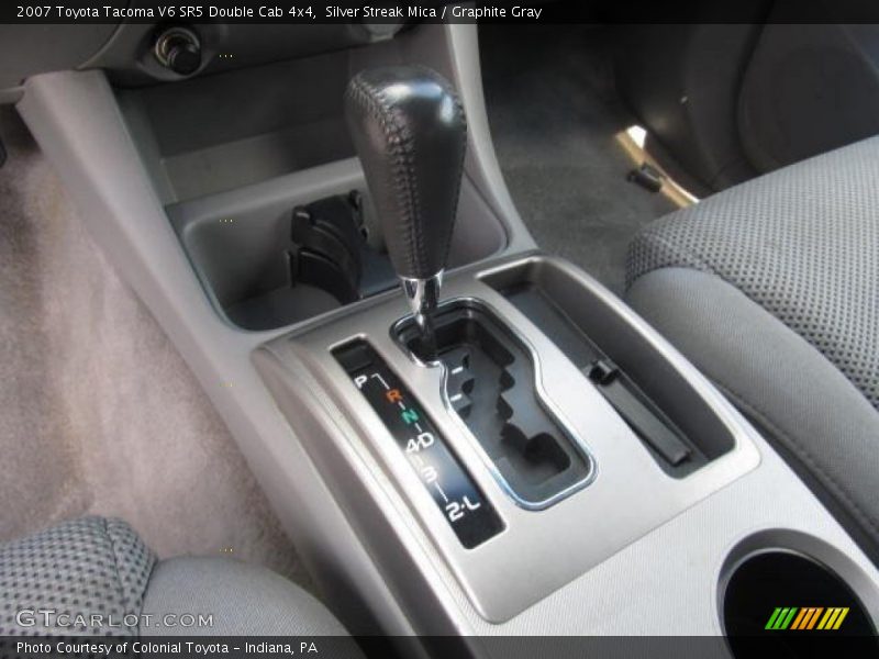 Silver Streak Mica / Graphite Gray 2007 Toyota Tacoma V6 SR5 Double Cab 4x4