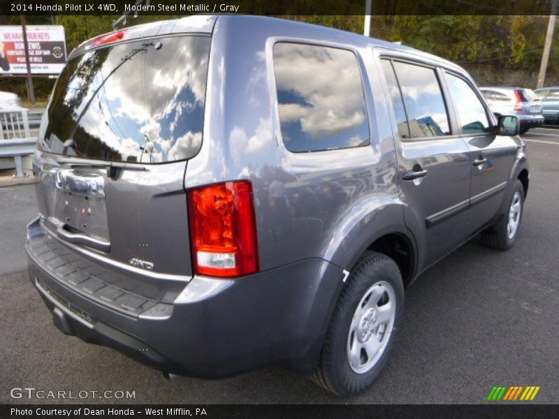 Modern Steel Metallic / Gray 2014 Honda Pilot LX 4WD