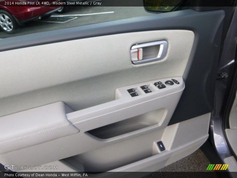 Modern Steel Metallic / Gray 2014 Honda Pilot LX 4WD