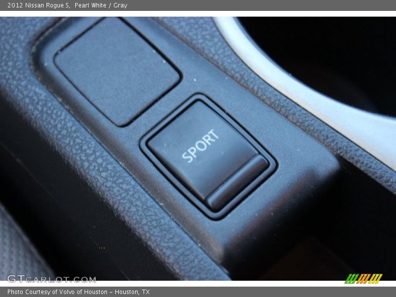 Pearl White / Gray 2012 Nissan Rogue S