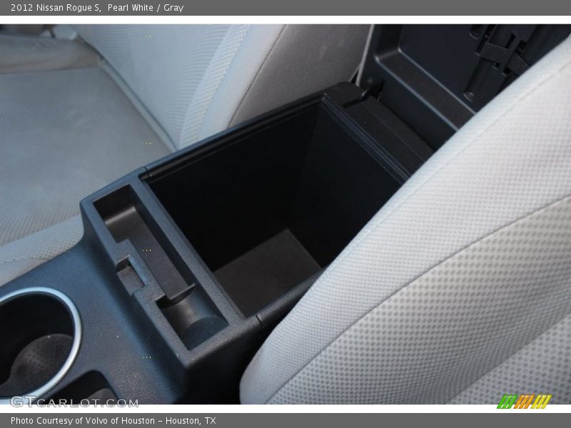 Pearl White / Gray 2012 Nissan Rogue S