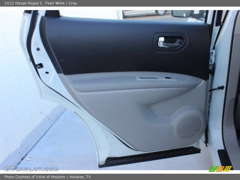 Pearl White / Gray 2012 Nissan Rogue S