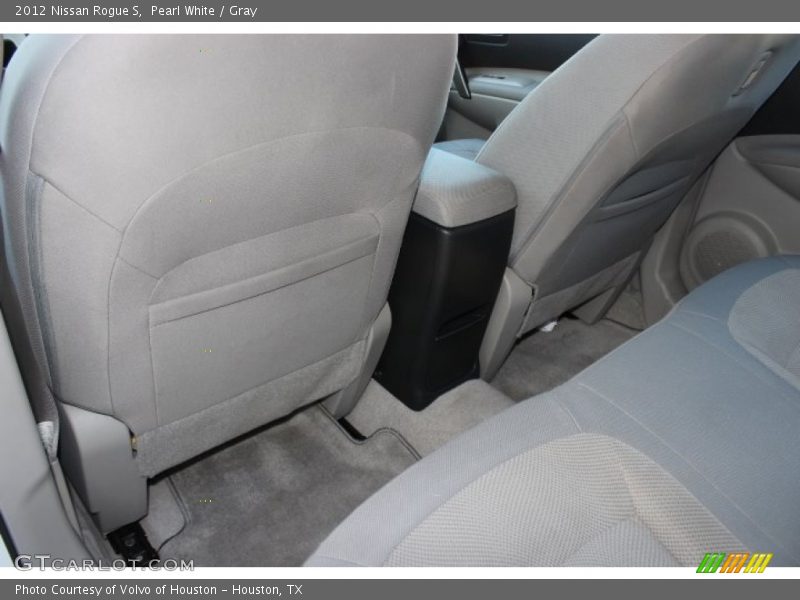 Pearl White / Gray 2012 Nissan Rogue S