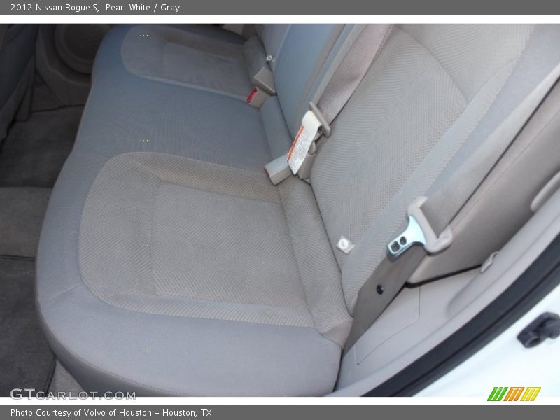 Pearl White / Gray 2012 Nissan Rogue S
