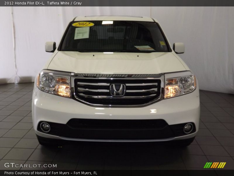 Taffeta White / Gray 2012 Honda Pilot EX-L