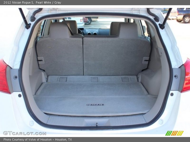 Pearl White / Gray 2012 Nissan Rogue S
