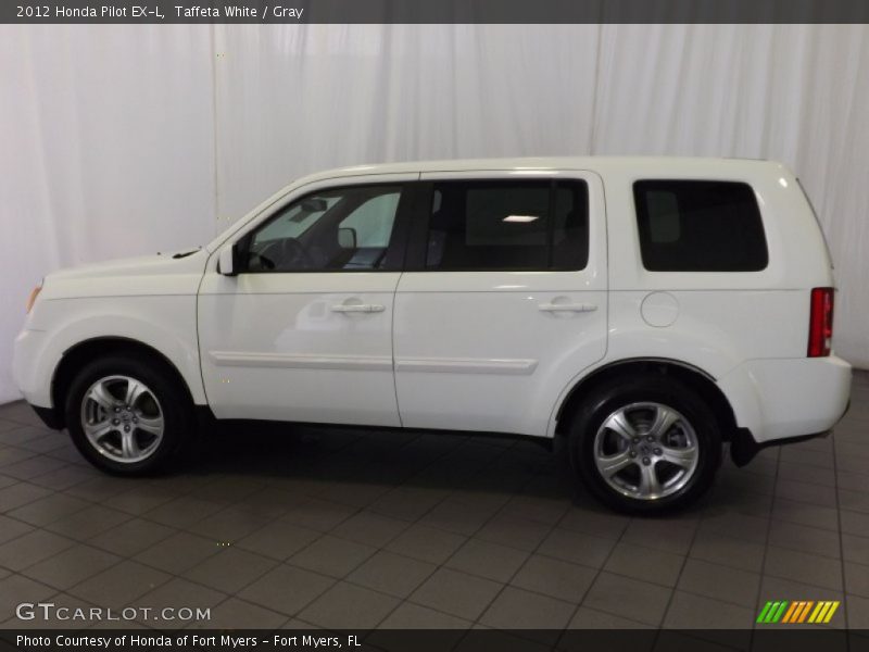 Taffeta White / Gray 2012 Honda Pilot EX-L