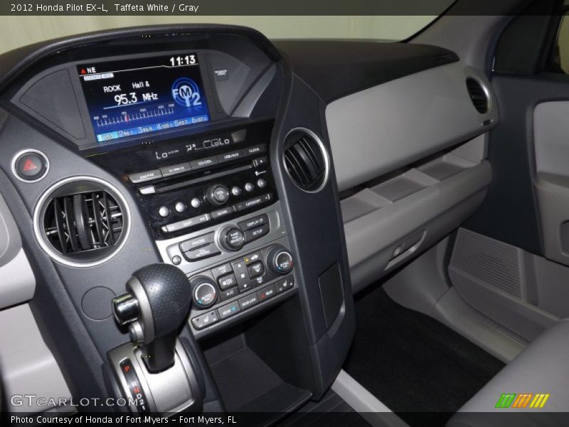 Taffeta White / Gray 2012 Honda Pilot EX-L