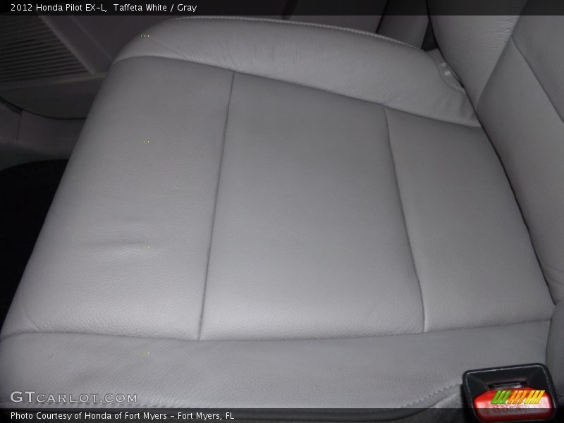 Taffeta White / Gray 2012 Honda Pilot EX-L