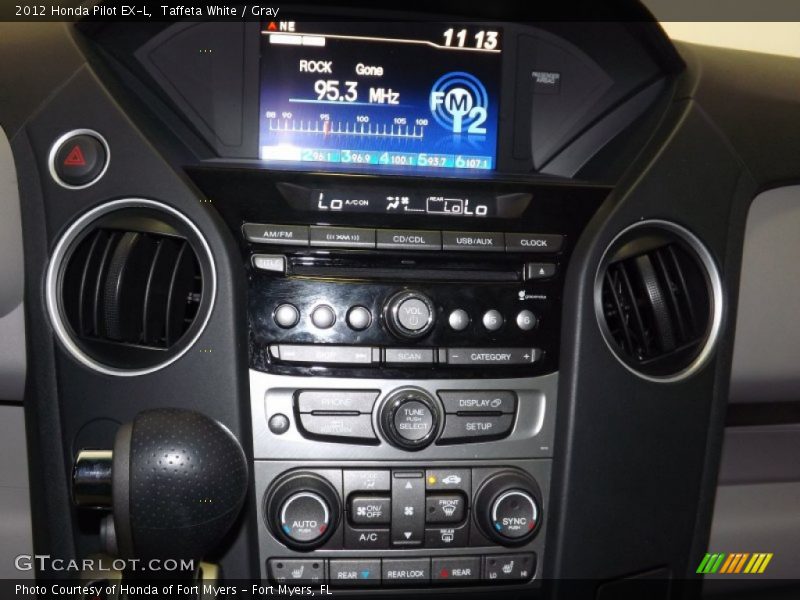 Taffeta White / Gray 2012 Honda Pilot EX-L