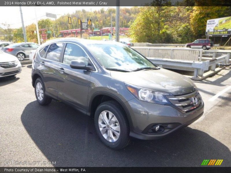 Polished Metal Metallic / Gray 2014 Honda CR-V EX-L AWD