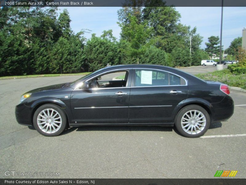 Carbon Flash Black / Black 2008 Saturn Aura XR