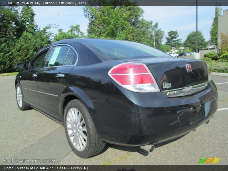 Carbon Flash Black / Black 2008 Saturn Aura XR