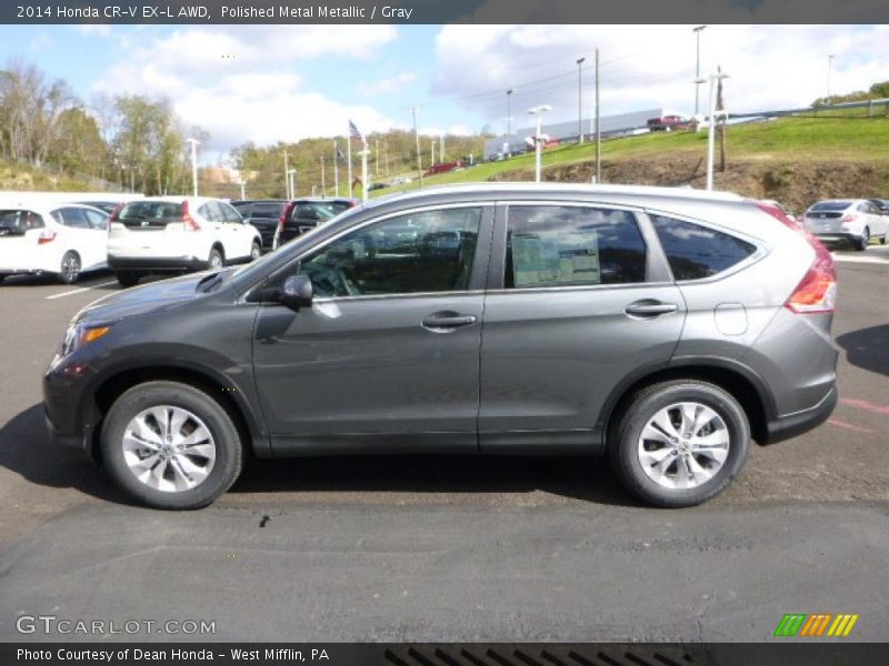 Polished Metal Metallic / Gray 2014 Honda CR-V EX-L AWD