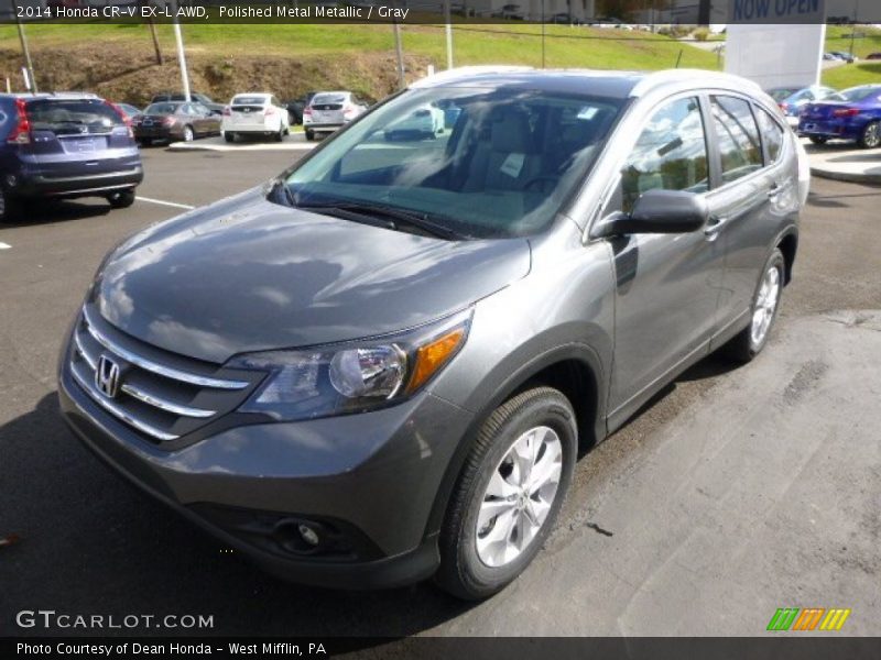 Polished Metal Metallic / Gray 2014 Honda CR-V EX-L AWD