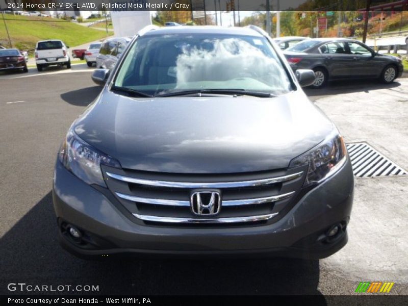 Polished Metal Metallic / Gray 2014 Honda CR-V EX-L AWD