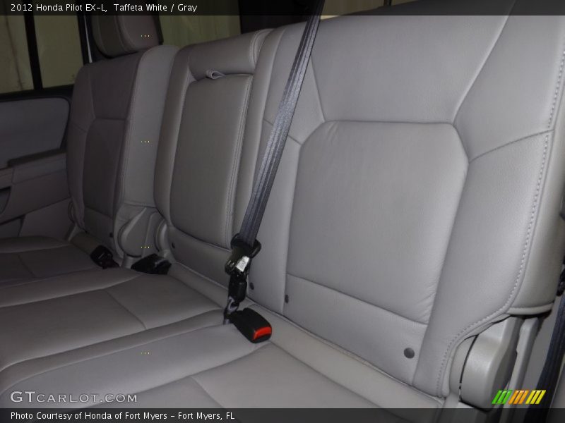Taffeta White / Gray 2012 Honda Pilot EX-L