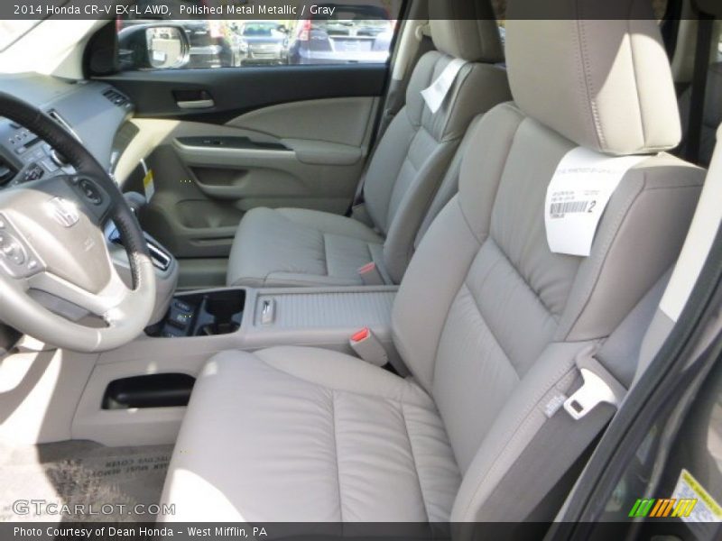 Polished Metal Metallic / Gray 2014 Honda CR-V EX-L AWD
