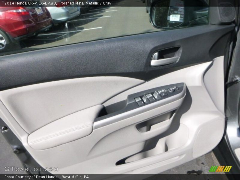 Polished Metal Metallic / Gray 2014 Honda CR-V EX-L AWD