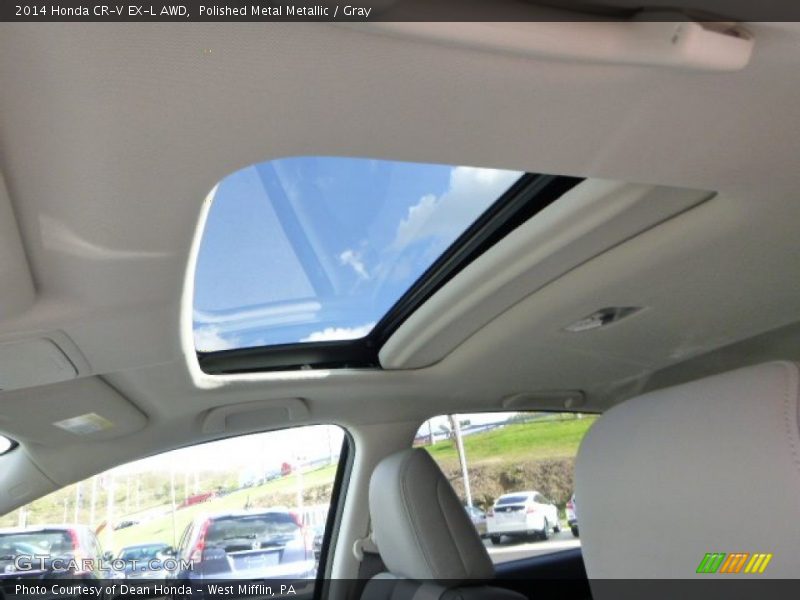 Polished Metal Metallic / Gray 2014 Honda CR-V EX-L AWD