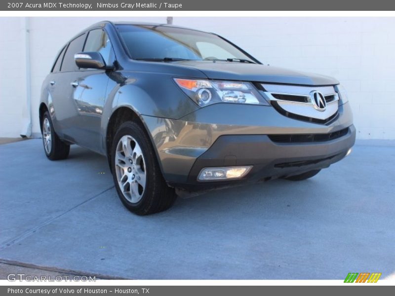 Nimbus Gray Metallic / Taupe 2007 Acura MDX Technology