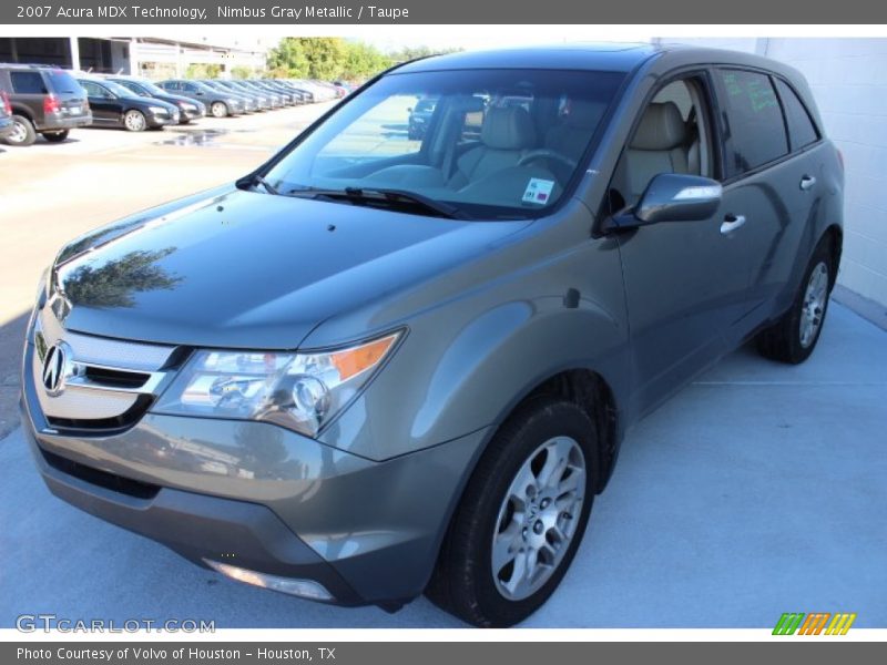 Nimbus Gray Metallic / Taupe 2007 Acura MDX Technology
