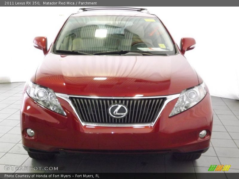 Matador Red Mica / Parchment 2011 Lexus RX 350