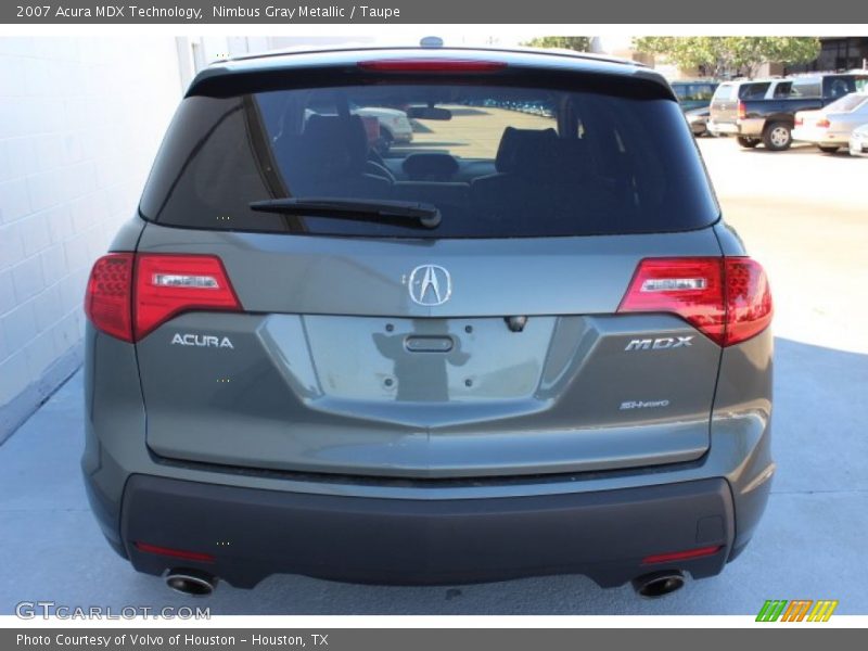 Nimbus Gray Metallic / Taupe 2007 Acura MDX Technology