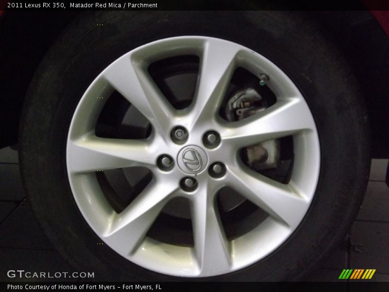 Matador Red Mica / Parchment 2011 Lexus RX 350