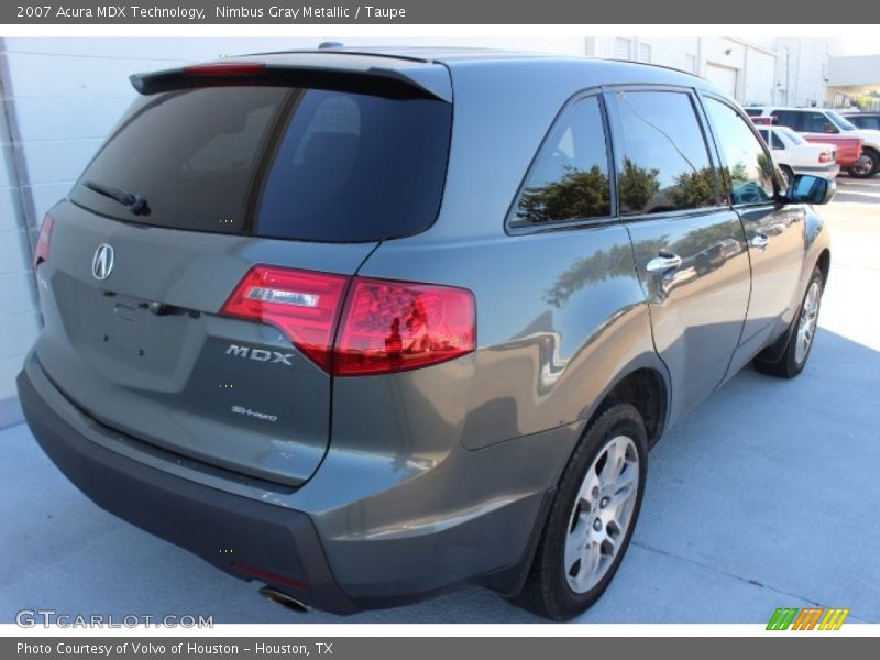 Nimbus Gray Metallic / Taupe 2007 Acura MDX Technology