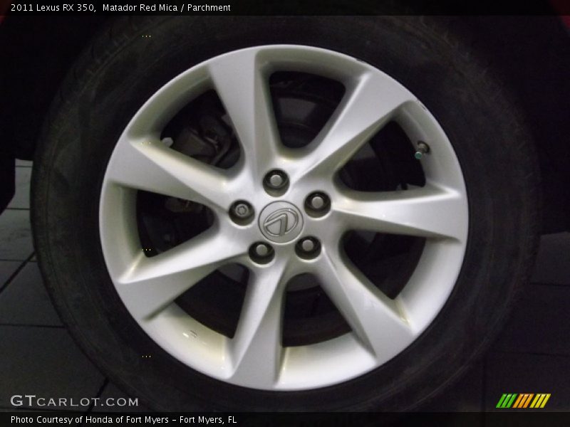 Matador Red Mica / Parchment 2011 Lexus RX 350
