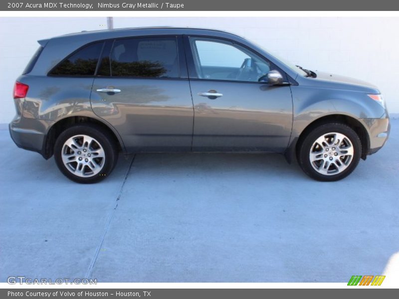 Nimbus Gray Metallic / Taupe 2007 Acura MDX Technology