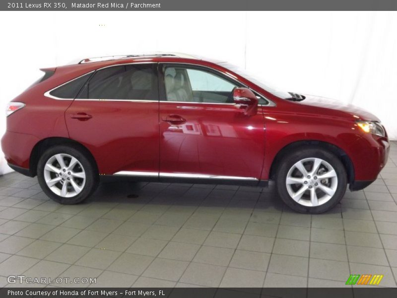 Matador Red Mica / Parchment 2011 Lexus RX 350